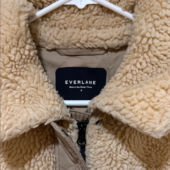 Everlane Tan Teddy Quilted Jacket - Picture 2 of 5